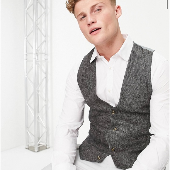 NET ASOS suit vest - Picture 1 of 1